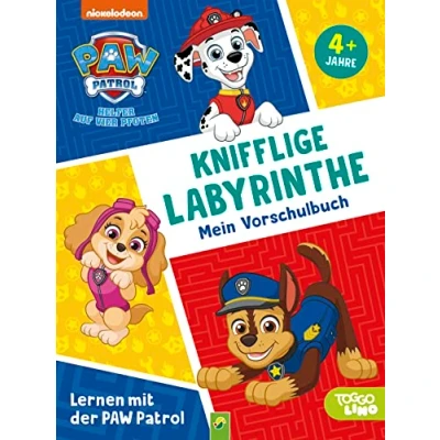 Abbildung von Lernen mit der PAW Patrol: Knifflige Labyrinthe. Mein Vorschulbuch: Übungsheft Für Kita und Vorschule. Kinder ab 4 Jahren