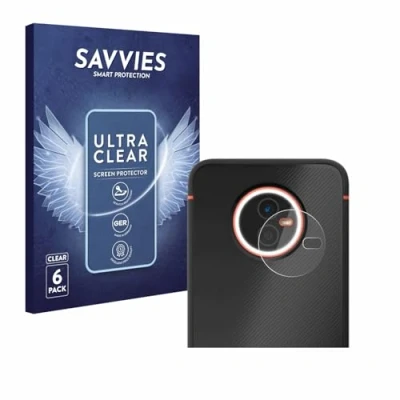 Abbildung von Savvies 6 Stück Schutzfolie für Gigaset GX4 Pro (NUR Kameraschutz) Displayschutz Folie Ultra Transparent