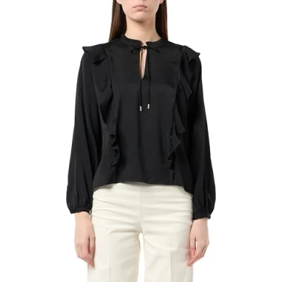 Abbildung von BOSS Birenna Bluse, Damen, Größe: 36, Black