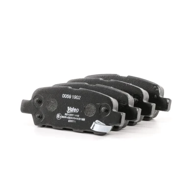 Abbildung von VALEO 301009 Bremsbelagsatz FIRST Hinterachse inkl. Verschleißwarnkontakt ohne Anti Quietsch Blech NISSAN: Qashqai / Qashqai+2 I, X Trail, Juke