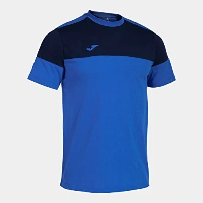 Abbildung von Joma Kurzarmshirt Mann Crew V königsblau marineblau