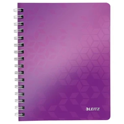 Abbildung von Leitz 46410062 Kollegblock WOW, A5, PP, kariert, holzfrei, 80 Blatt, violett