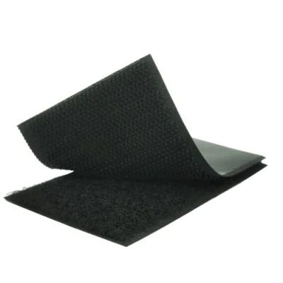 Abbildung von Klettband selbstklebend Extra Stark, Klettverschluss doppelseitig, Klebe Klettstreifen in schwarz Größe und Menge wählbar (50mm x 100mm 6 Stück)