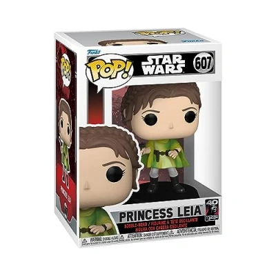 Abbildung von Funko POP! Star Wars: Return of The Jedi 40th Leia (BH) Vinyl Sammelfigur Spielzeug für Kinder und Erwachsene Modellauto Sammler Displays.