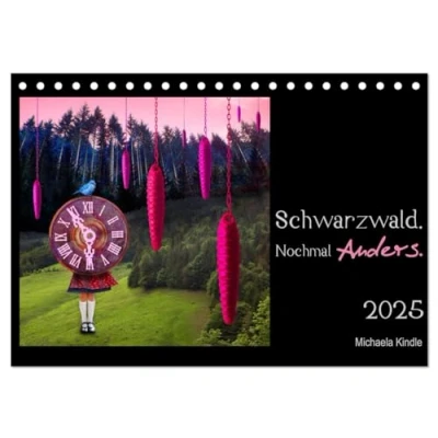 Abbildung von Schwarzwald. Nochmal Anders. (Tischkalender 2025 DIN A5 quer), CALVENDO Monatskalender