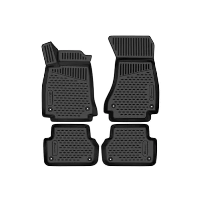 Abbildung von Element Passgenaue Premium 3D Gummimatten Fussmatten Designed für Audi A4, Mk5 (B9), 2015 2024, Limousine/Avant/Allroad, 4 TLG.