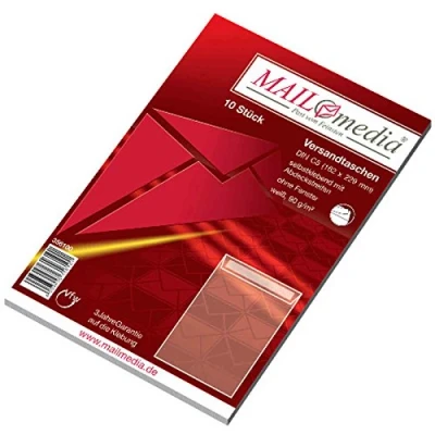 Abbildung von Elepa Versandtaschen C5 90g/qm haftklebend weiß VE=10 Stück