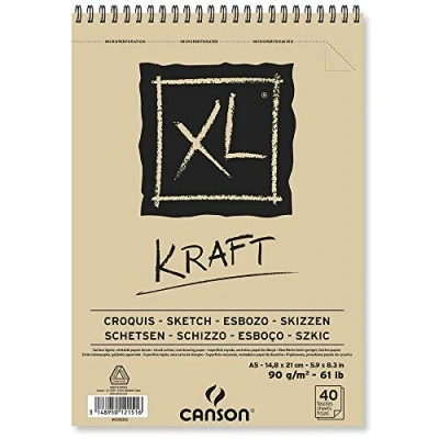 Abbildung von Canson Sp XL Kraft A5 90 g Skizzenbuch
