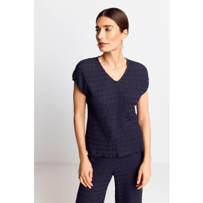 Abbildung von Rich &amp; Royal Tshirt basic, Damen, Größe: 40, Midnight blue