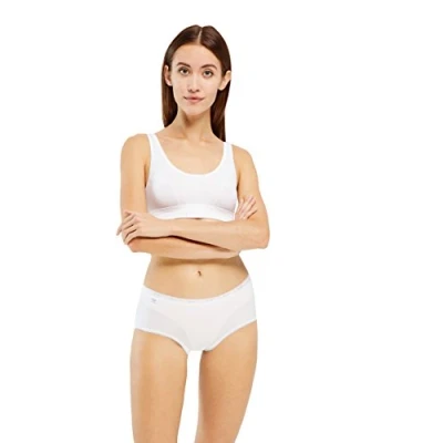 Abbildung von Sloggi 3 PACK Basic + MIDI SLIP Panties, Damen, Größe: 38, Weiß