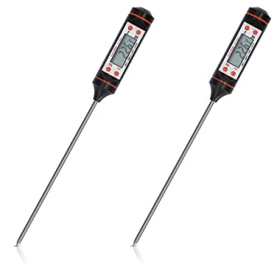 Abbildung von kwmobile Kochthermometer 2x digitales Fleischthermometer Set perfekt für Grill und Küche, 2 tlg.