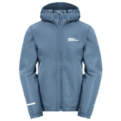 Abbildung von Jack Wolfskin Flaze Regenjacke / wasserabweisende Jacke für Kinder, Größe: 92, Elemental blue