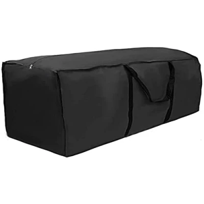 Abbildung von Beenle Icey Aufbewahrungstasche für Gartenkissen, 210D Oxford Stoff, Outdoor Kissenhülle, wasserdicht, Kissen mit Griff (173 x 76 51 cm)