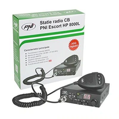 Abbildung von PNI Radio CB HP 8000L Escort mit einstellbarem ASQ, 12 V, 4 W, Schloss und Feuerzeugstecker