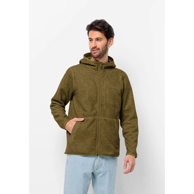 Abbildung von Jack Wolfskin Tannenspur Hooded Fleecejacke, Herren, Größe: Medium, Cottage