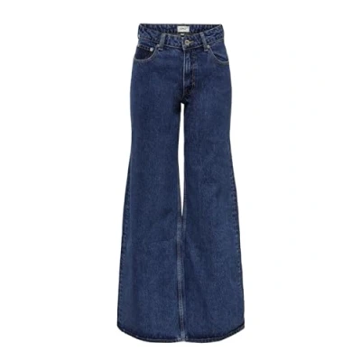 Abbildung von ONLY Women&#039;s ONLCHRIS REG Low Wide DNM NAS411 NOOS Jeans, Medium Blue Denim, 26/32