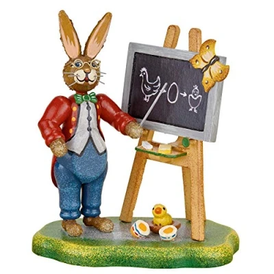 Abbildung von Hubrig Volkskunst Zschorlau Erzgebirge Osterhase Lehrer Lempel