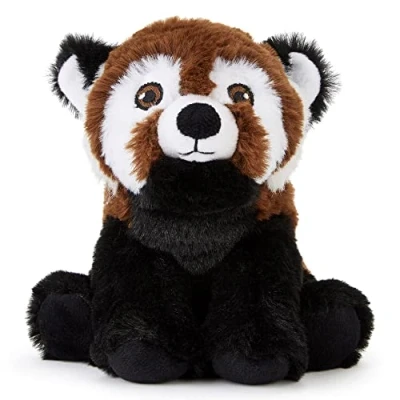 Abbildung von Zappi Co 100% recycelte Plüsch Plüschtiere Weiche und kuschelige Stofftiere, perfekte Begleiter für Kinder Neugeborene (13 15cm) (Roter Panda)