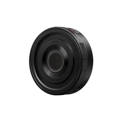 Abbildung von Panasonic Lumix S R26E 26 mm F8 L Mount Objektiv, Vollformat Weitwinkel Kameraobjektiv, feste Brennweite, manueller Fokus, mechanischer Fokusring, 58 g, Schwarz