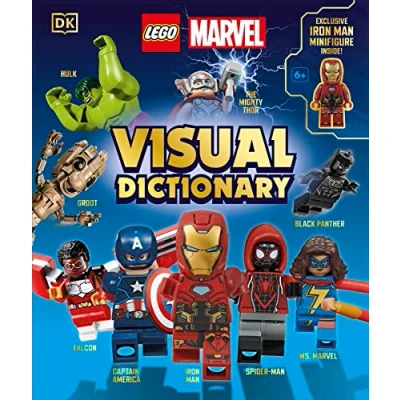 Abbildung von LEGO Marvel Visual Dictionary: With Exclusive Iron Man Minifigure (DK Bilingual Dictionary)