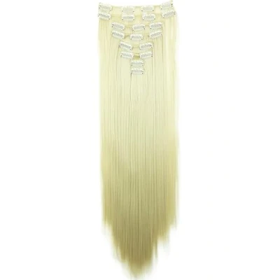 Abbildung von CAISHA XXL 60cm 8 Teile Set CLIP IN EXTENSIONS Haarverlängerung Haarteil Glatt Hellblond CES8