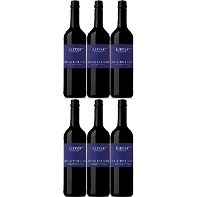 Abbildung von Weingut Kiefer Über Grenzen gehen QbA Rotwein Wein Cuvee Trocken Deutschland I Visando Paket (6 x 0,75l)