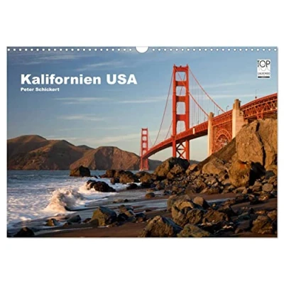Abbildung von Kalifornien USA (Wandkalender 2025 DIN A3 quer), CALVENDO Monatskalender