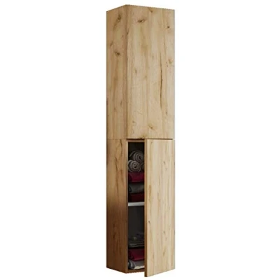 Abbildung von VCM Hochschrank Holz Badmöbel Bad Badschrank Lendas (1 St)