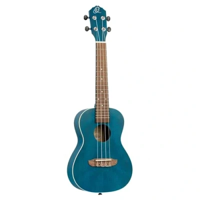 Abbildung von Ortega Guitars Konzert Ukulele Akustisch Earth Series Okoume, Dunkelblau (RUOCEAN)