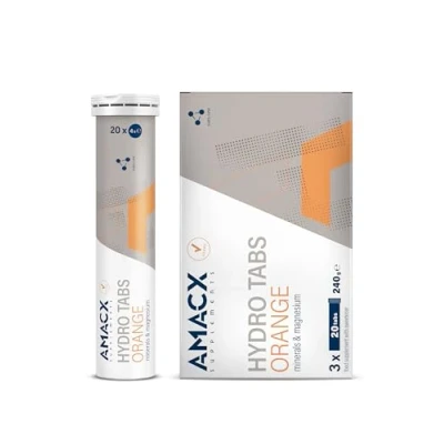 Abbildung von AMACX Elektrolyte Tabletten mit Vitamin C, Magnesium Brausetabletten, Hydration Helper für Ausdauersportler, Energy Drink ohne Kohlenhydrate, Recovery Mineralienhaushalt Waldfrucht