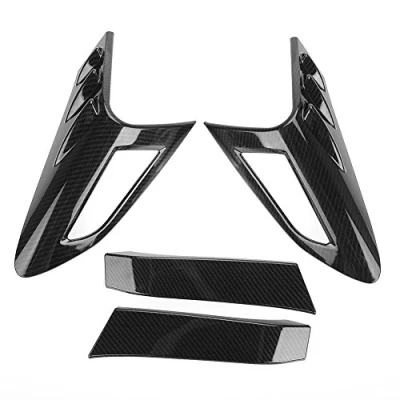 Abbildung von Universal 4Pcs Carbon Fiber Style Heckleuchte Rücklicht Abdeckung mit strapazierfähigem Material für Toyota CHR