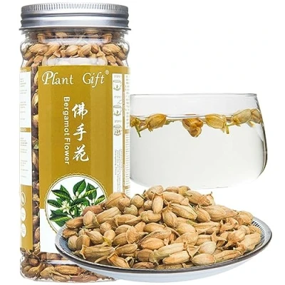Abbildung von Plant Gift Bergamot Flower Tea 佛手花 China Tee Bergamotte Blume, Abnehmen Verlieren Gewicht Hautpflege Gesundheit Natürliche Kräuter Blume 80g / 2.82oz