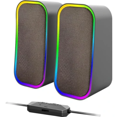 Abbildung von Speedlink TOKEN RGB Stereo Gaming Lautsprecher (Bluetooth, 6 W, Stereo)