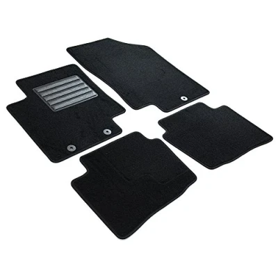 Abbildung von MDM SP 1406 Fußmatten Velours Autoteppich passend für Hyundai i20 09.2012&gt;11.2014, black