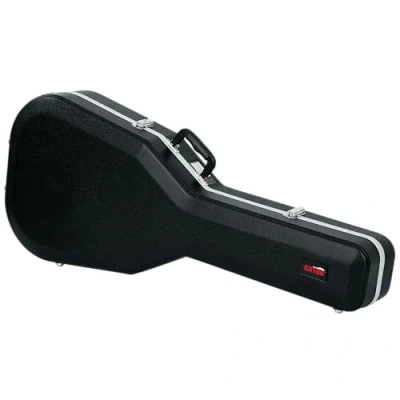 Abbildung von Gator Cases Deluxe Hartschalen Gitarrenkoffer für Akustikgitarren; passend APX Style Akustikgitarren (GC APX)