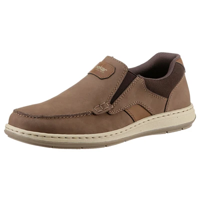 Abbildung von Rieker Slipper, Herren, Größe: 41, Beige Schuhe