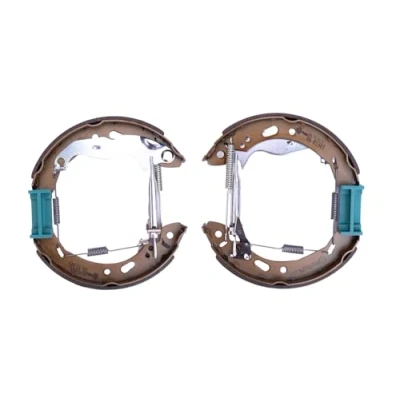 Abbildung von HELLA Shoe Kit Pro 8DB 355 022 921 Bremsensatz, Trommelbremse mit Radbremszylinder, Stellelement FORD: FIESTA 6, 6 Van