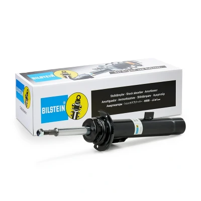 Abbildung von BILSTEIN B4 OE Replacement 22 136589 Stoßdämpfer Vorderachse rechts Gasdruck Zweirohr Federbein unten Platte, oben Stift BMW: 3 Touring, Limousine
