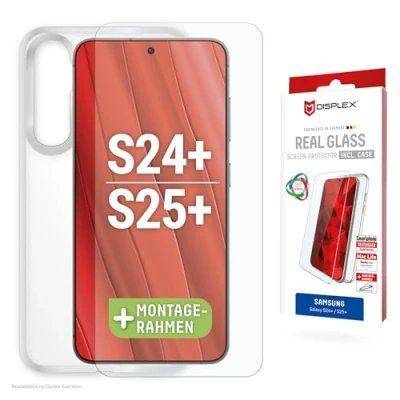 Abbildung von DISPLEX Real Glass + Case für das Samsung Galaxy S24+