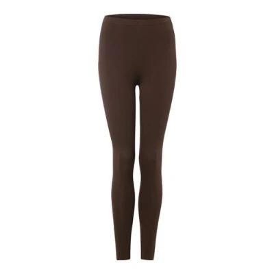 Abbildung von Lascana 2 PACK Leggings Hosen, Damen, Größe: 44/46, Braun/schwarz