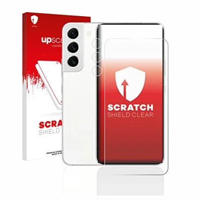 Abbildung von upscreen Schutzfolie für Samsung Galaxy S22 5G (Display+Kamera) Kristall klar, Kratzschutz, Anti Fingerprint