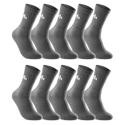 Abbildung von sockenkauf24 10 Paar i1R Sportsocken Tennissocken Herren Baumwolle 10300 (47 50 Anthrazit)