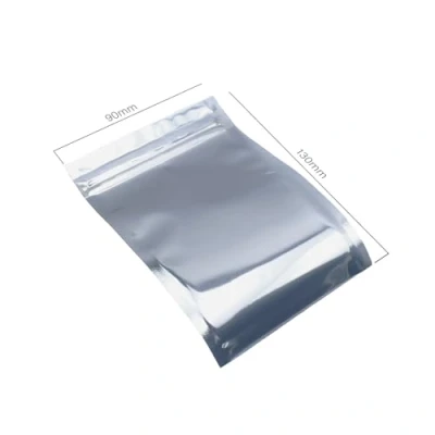 Abbildung von PACKIVO ESD Beutel Tüten antistatische mit öffnung Oben Abschirmbeutel für RAM CPU GPU Mainboard Komponenten Elektronische Hardware Silber (Silber Druckverschluss, 90mm x 130mm 10 Stück)