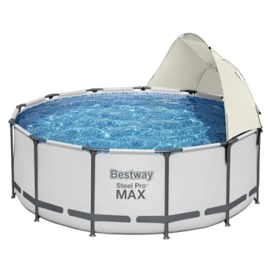 Abbildung von BESTWAY Pool Abdeckplane Frame Sonnenschutzdach Schattenspender rund 3