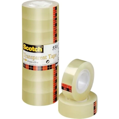 Abbildung von Transparentes Klebeband Scotch 550 19mm x 33m 1 Stk.