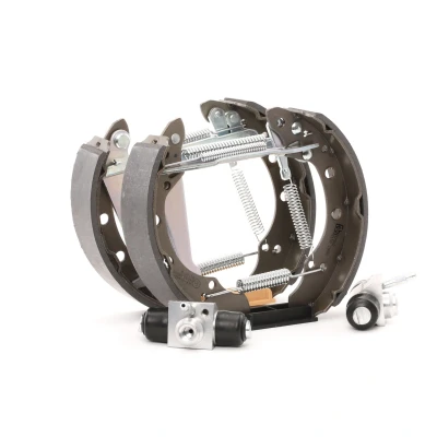 Abbildung von FEBI BILSTEIN 37562 Bremsensatz, Trommelbremse Hinterachse mit Radbremszylinder, Zubehör, Anbaumaterial VOLKSWAGEN: GOLF 1 Cabriolet