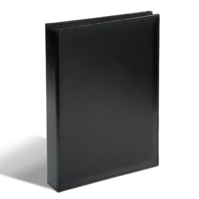 Abbildung von Leuchtturm, Album A4 (gebunden) für Dokumente mit 50 Blätter Schwarz Abm: 255x330x55 mm. pro Stk.