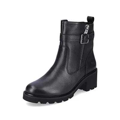 Abbildung von Remonte Plateaustiefelette, Damen, Größe: 38, Schwarz Schuhe