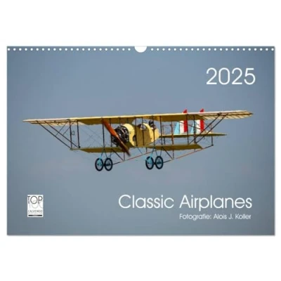 Abbildung von Classic Airplanes (Wandkalender 2025 DIN A3 quer), CALVENDO Monatskalender