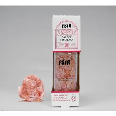 Abbildung von Esir Rosa Himalaya Salz, natürliches Kristallsalz reich an Mineralien, 100% veganes Speisesalz grob, reines Steinsalz aus Punjab Pakistan95 G